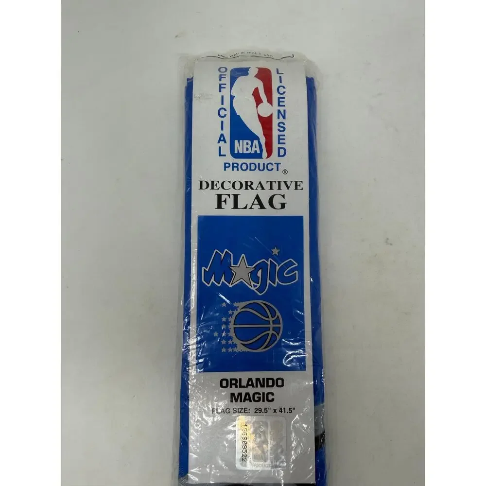 Vintage 1995 NBA Orlando Magic Decorative Flag 29.5'' x 41.5''